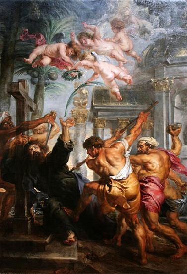 Peter Paul Rubens Martyrdom of St Thomas oil painting image